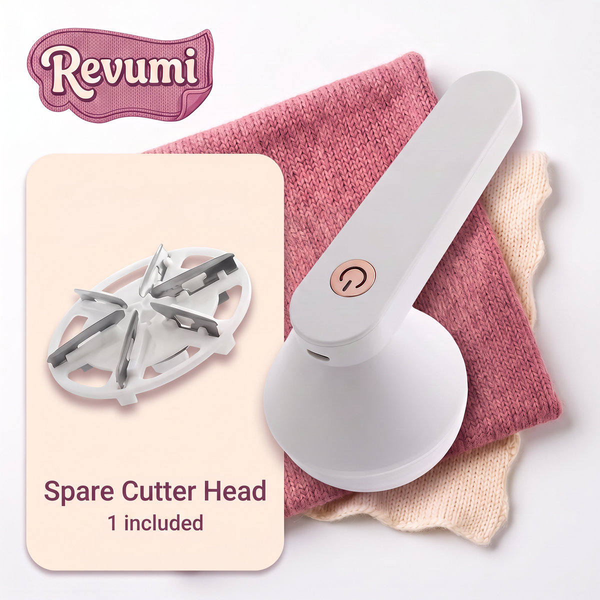 Revumi™ Rechargeable Fabric Shaver